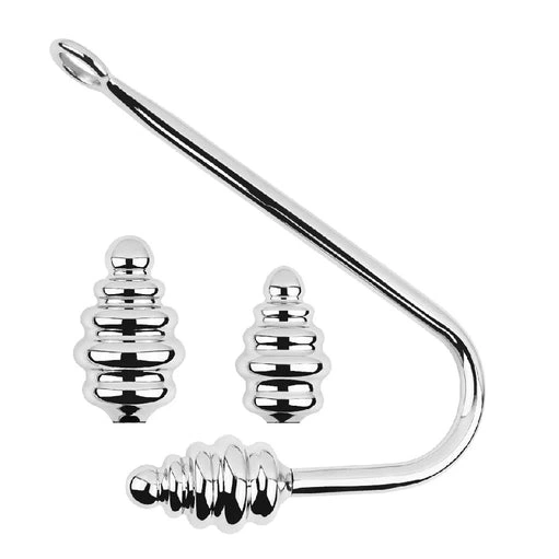 Hook Ribbed Anal GreatBenefit 8826 Set Screw-in 0224